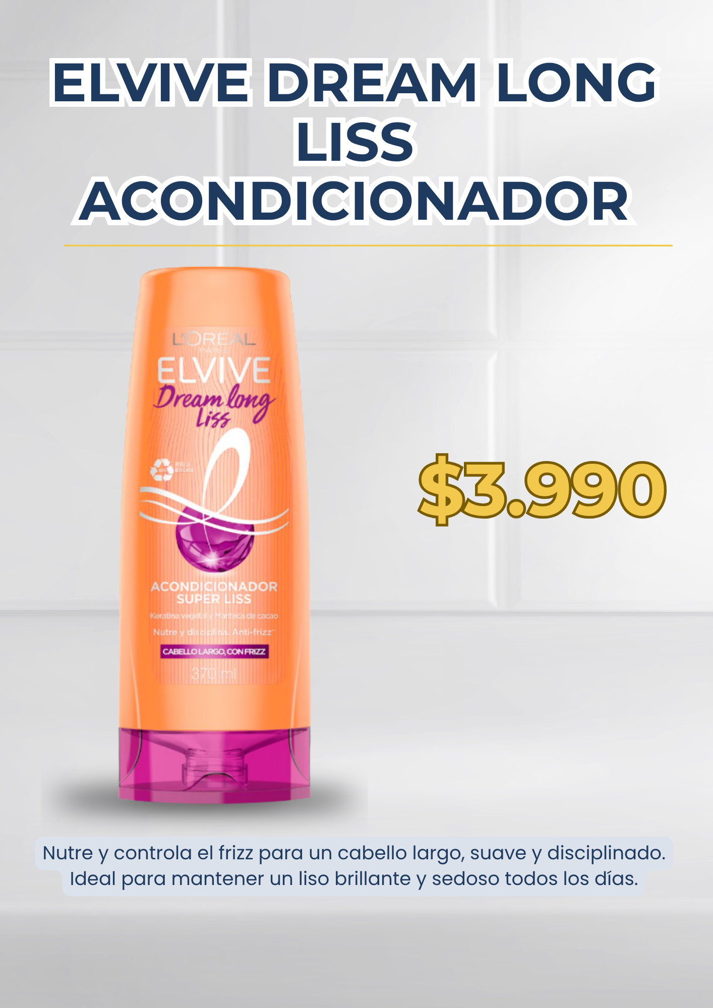 Elvive Dream Long Liss Acondicionador 370ml