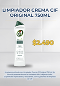Limpiador Crema Cif Original 750 ml
