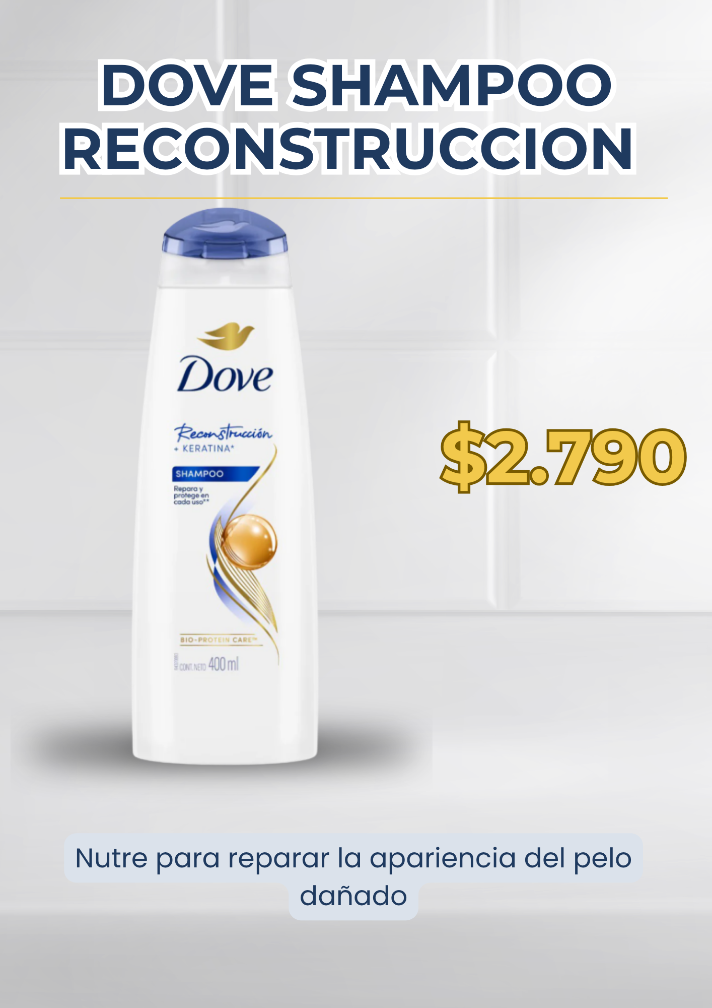 Dove Reconstruccion Shampoo 400ML