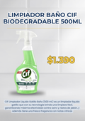 Limpiador Baño Cif Biodegradable Gatillo 500 ml