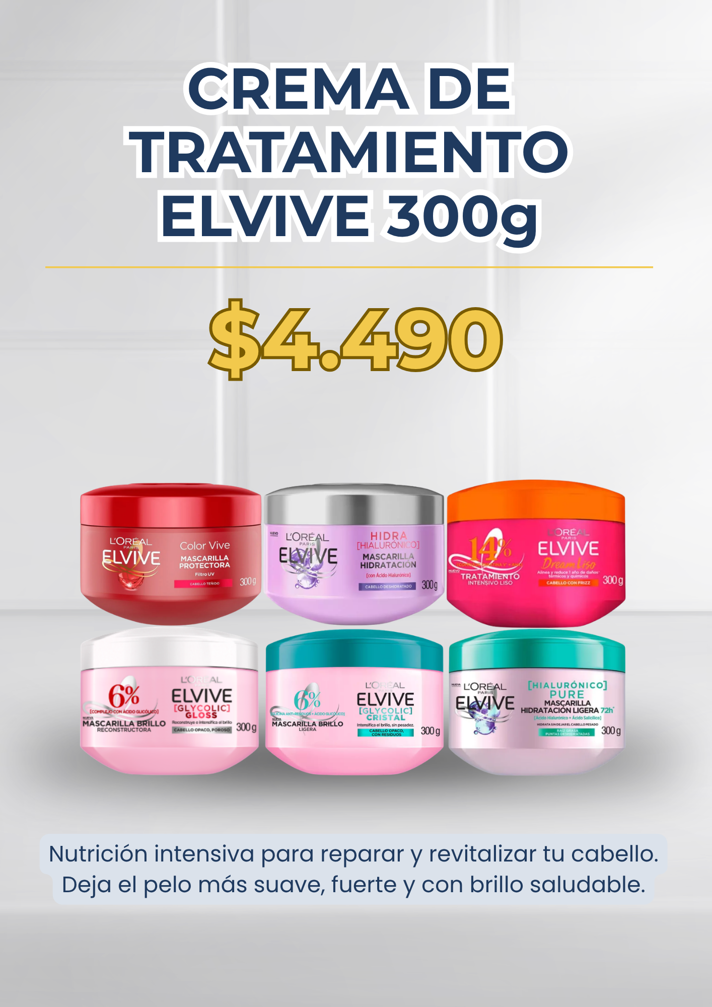 Crema Tratamiento Elvive 300ml