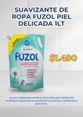 Suavizante De Ropa Fuzol Piel Delicada Doypack 1 Lt