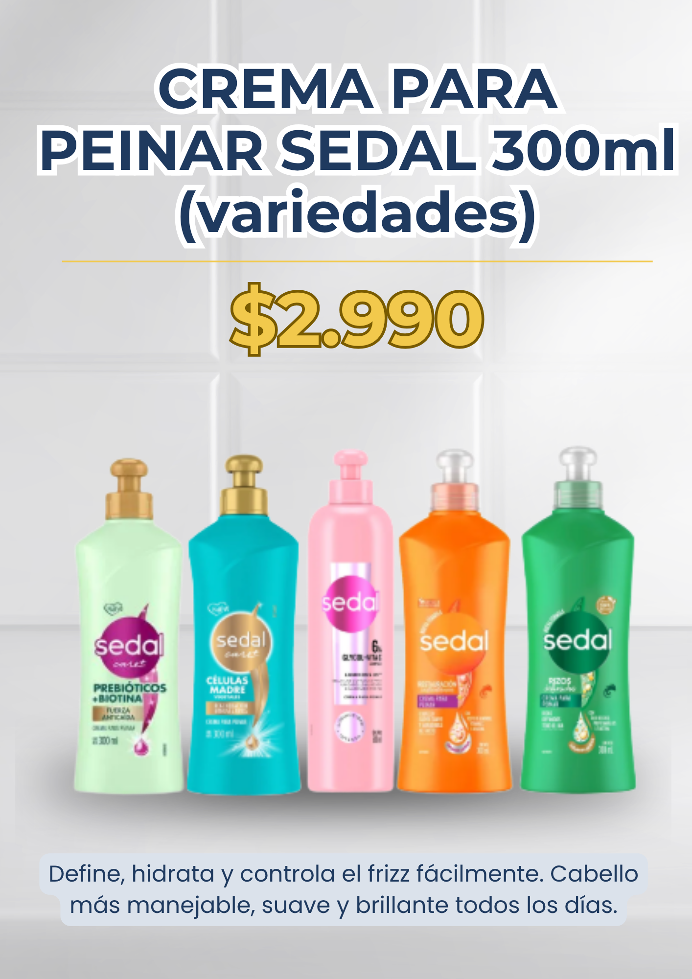 Crema para Peinar Sedal 300ml