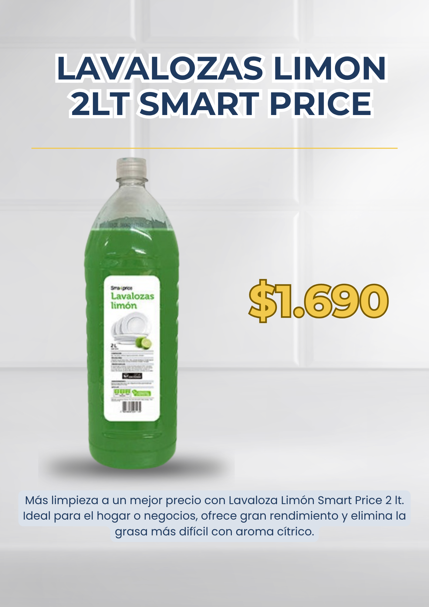 LAVALOZAS LIMON 2LT SMART PRICE