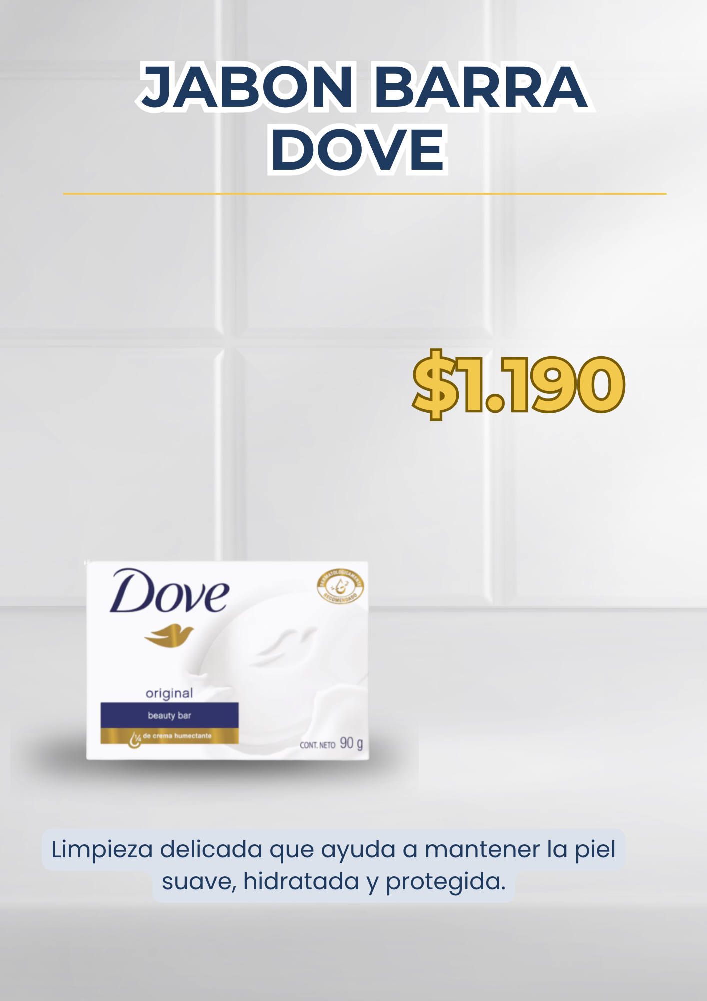 Jabón Barra Dove