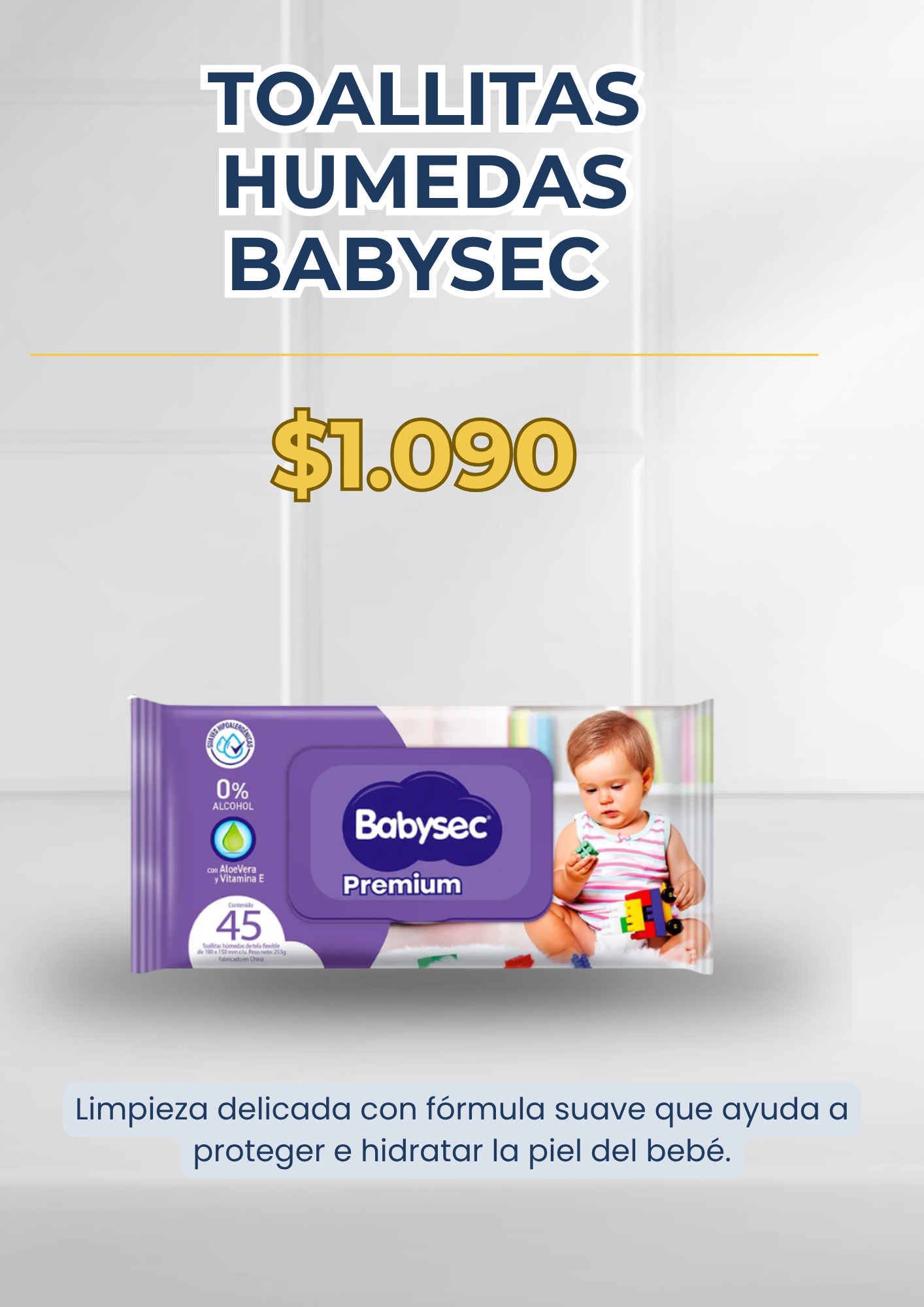 Toallitas Babysec Premium