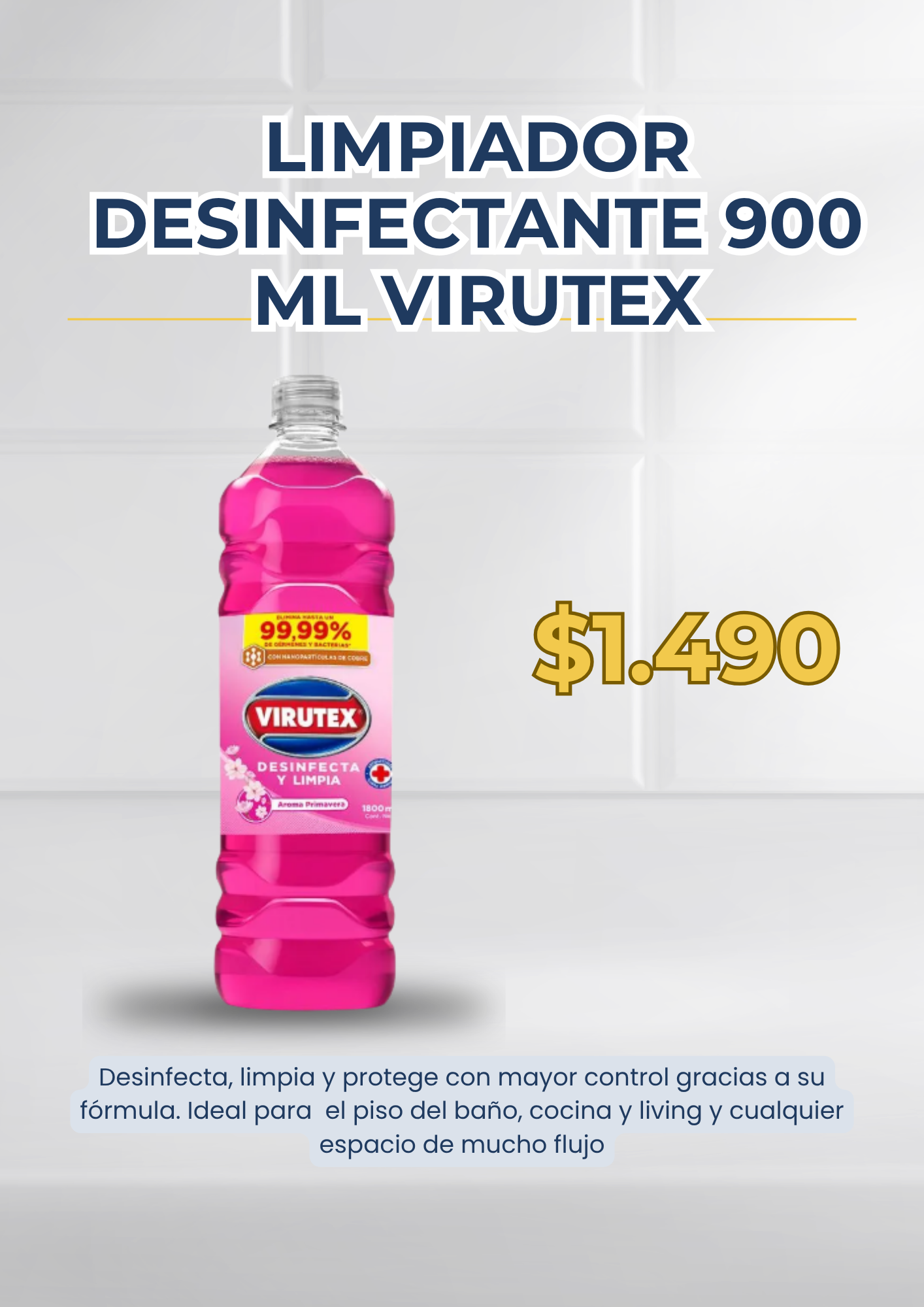 Limpiapisos Virutex 900ML
