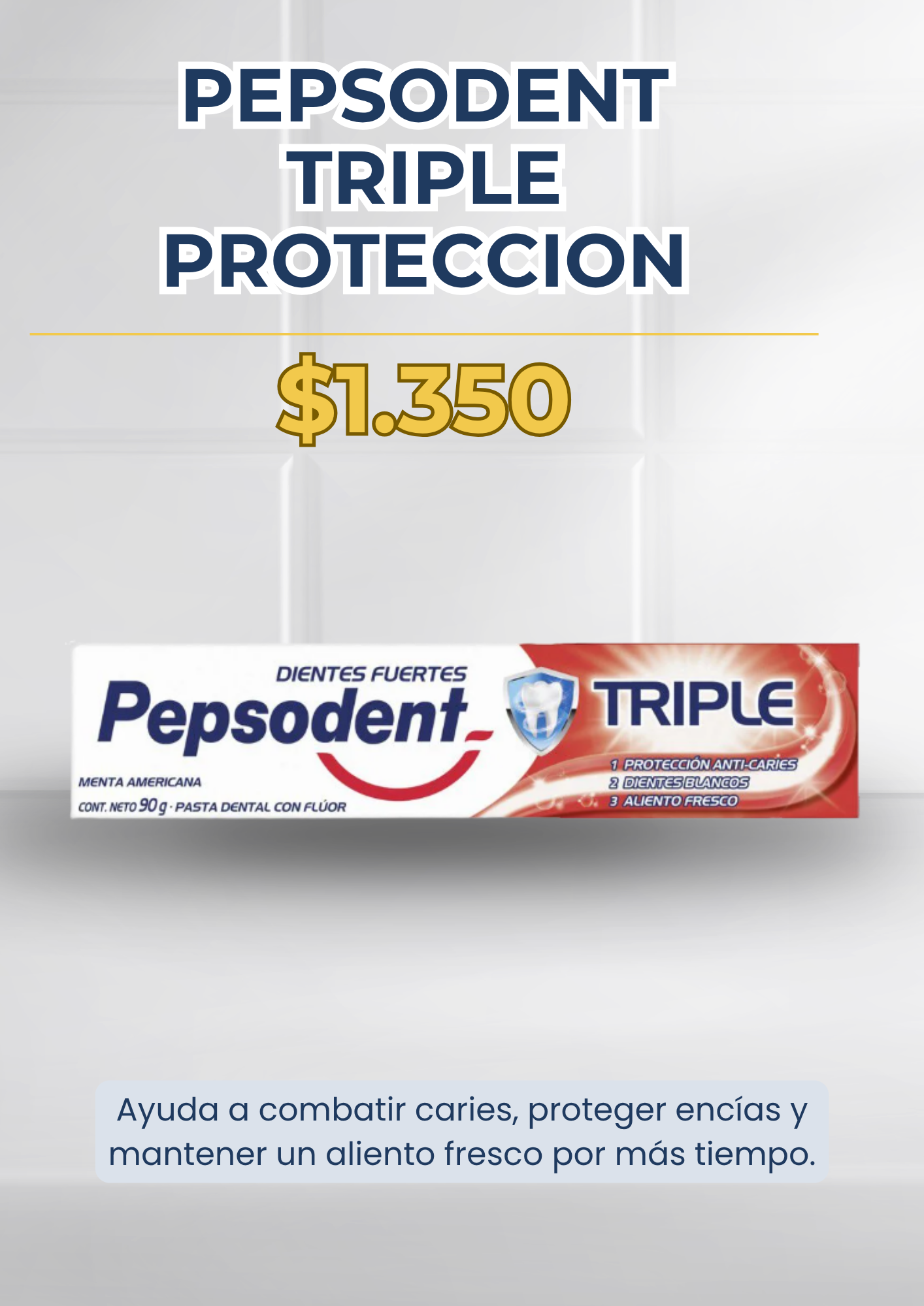 Pepsodent Triple Protección