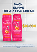 Pack Elvive Dream Liso 680ml