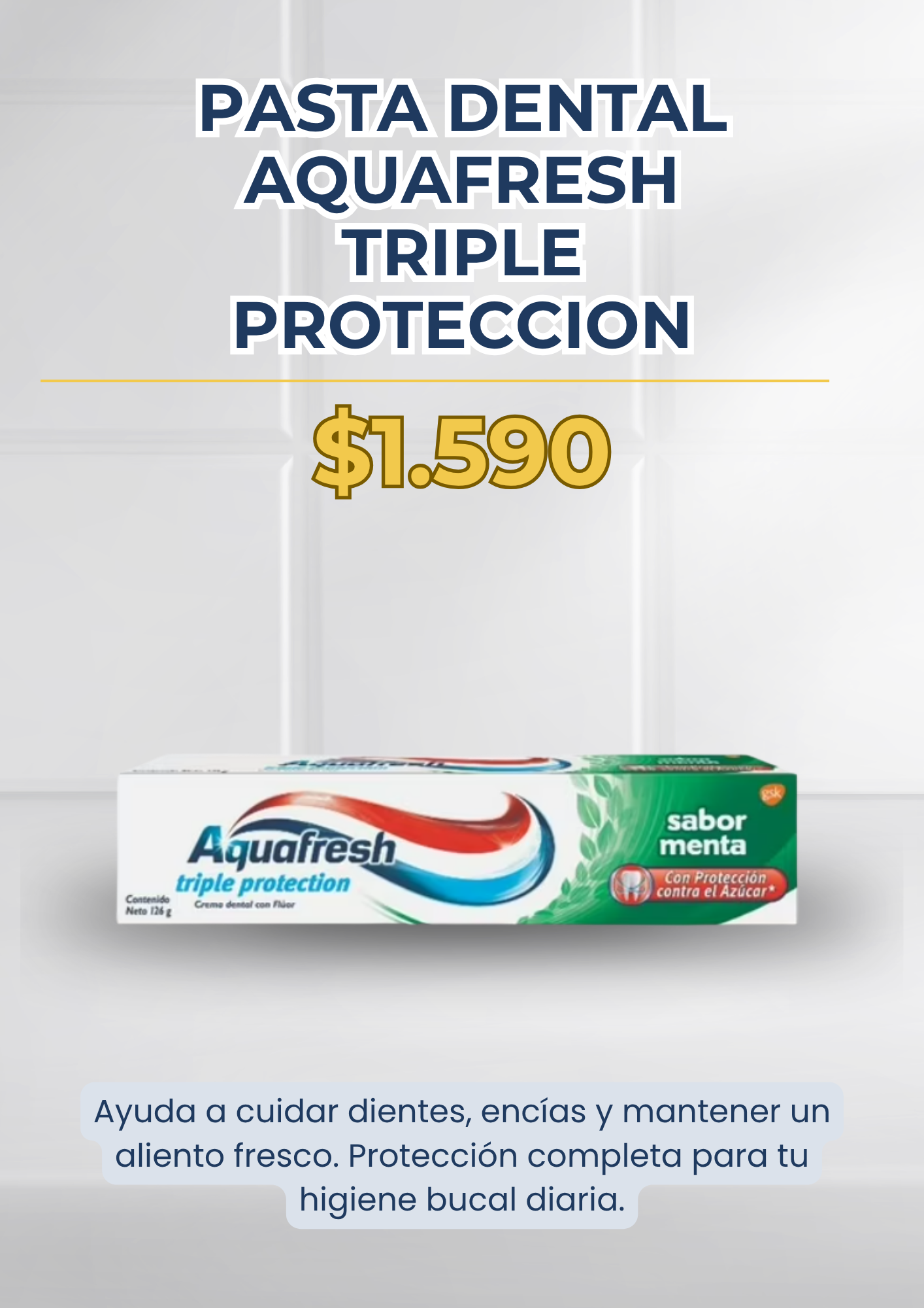 Pasta de dientes Aquafresh Triple Protección