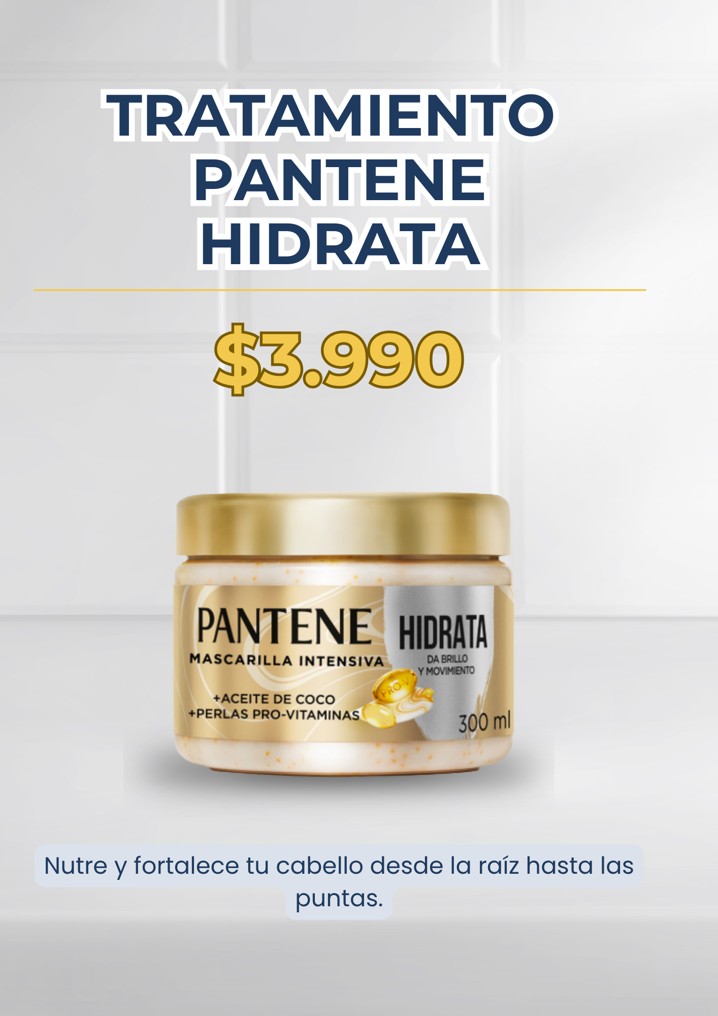 Crema tratamiento Pantene Hidrata 300 ml