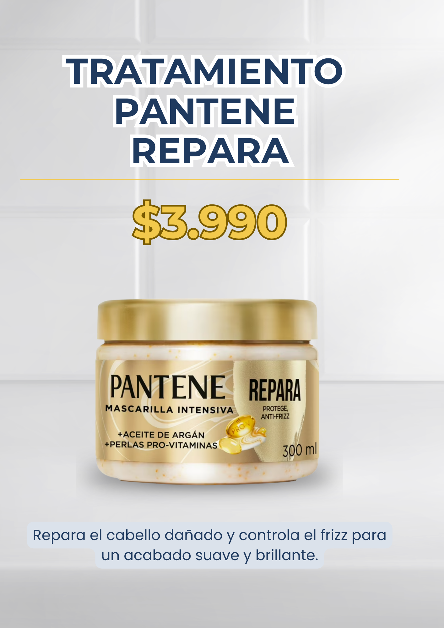 Crema tratamiento Pantene Repara 300 ml