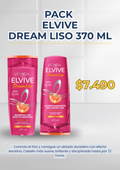 Pack Elvive Dream Liso 370ml