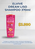 Elvive Dream Liso Shampoo 370ml