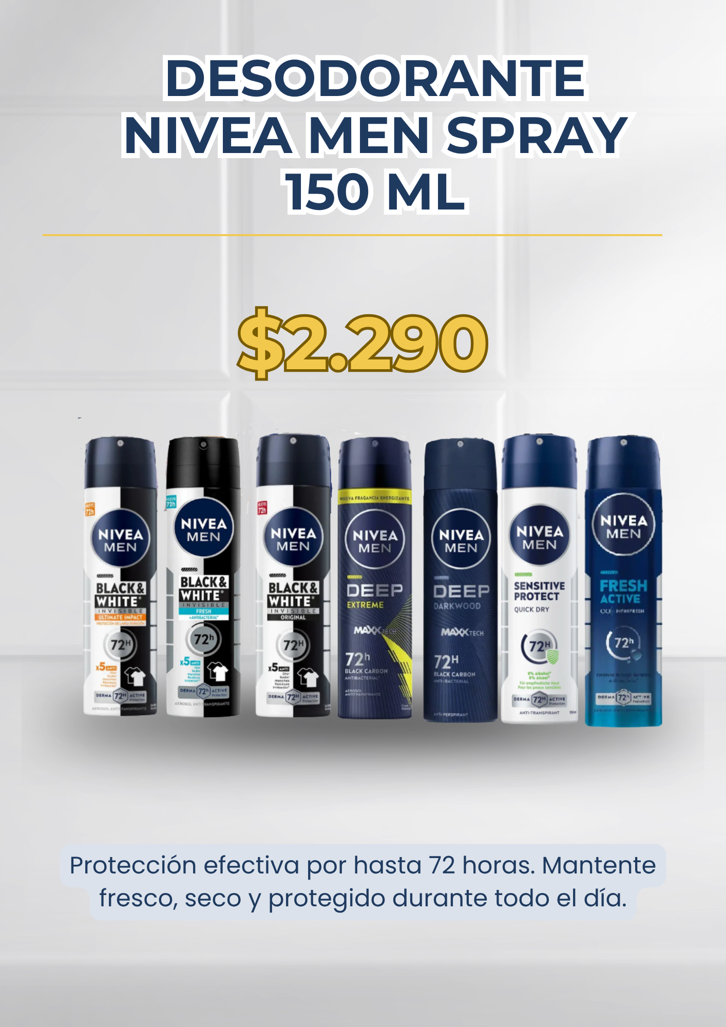 Desodorante Nivea Men Spray 150ml