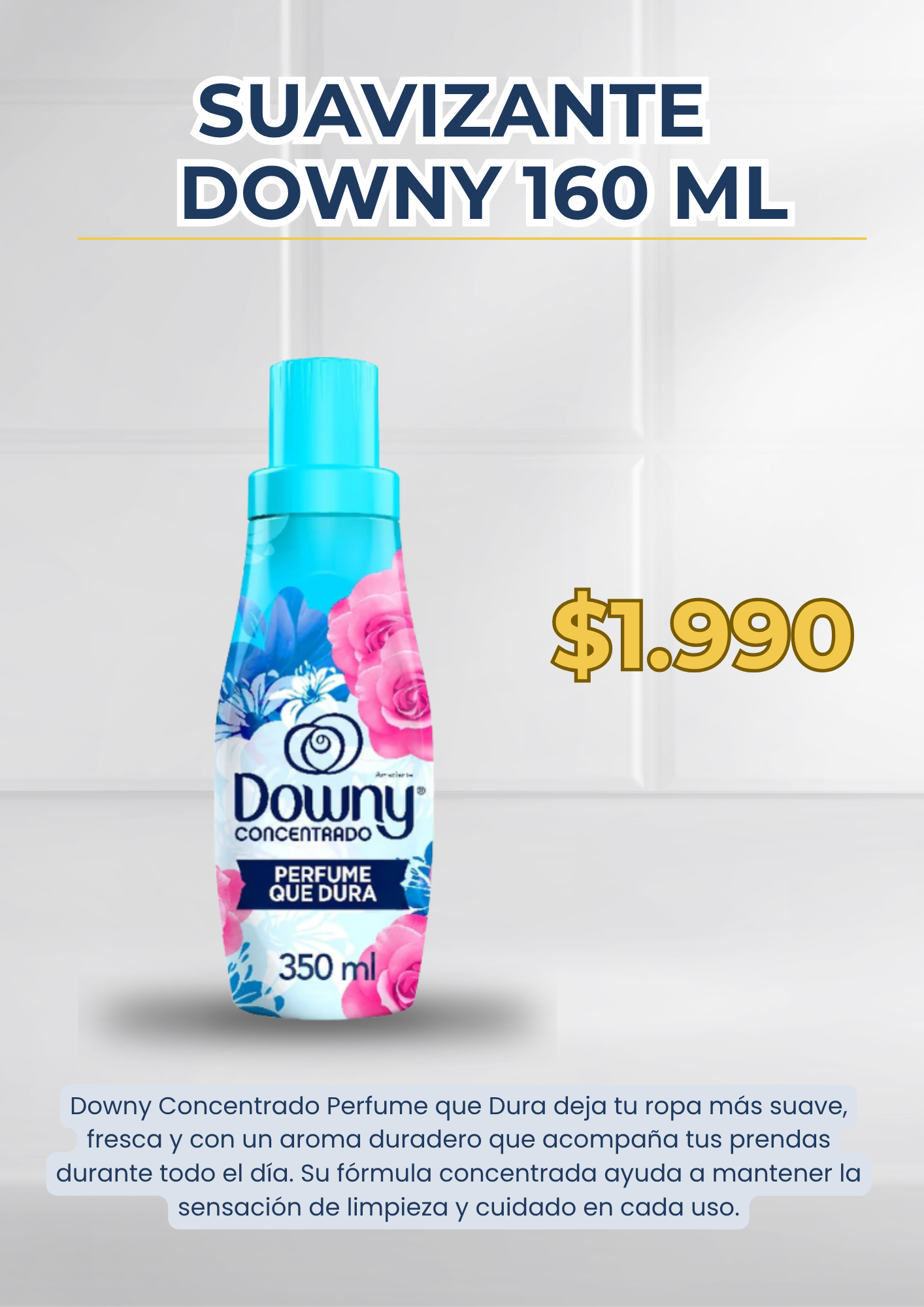 Suavizante Downy Concentrado Perfume 350 ml