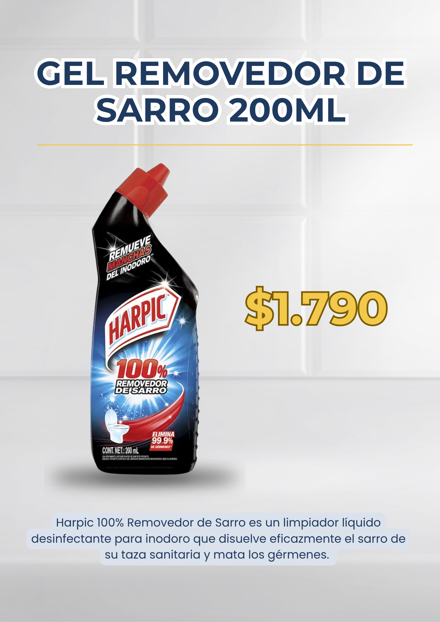 Gel Removedor de Sarro 200 ml
