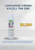 Limpiador Crema Excell 750 Grs