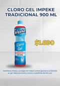 Cloro gel Impeke tradicional 900 ml