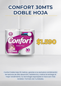 Confort 30 metros Doble hoja 4 UN