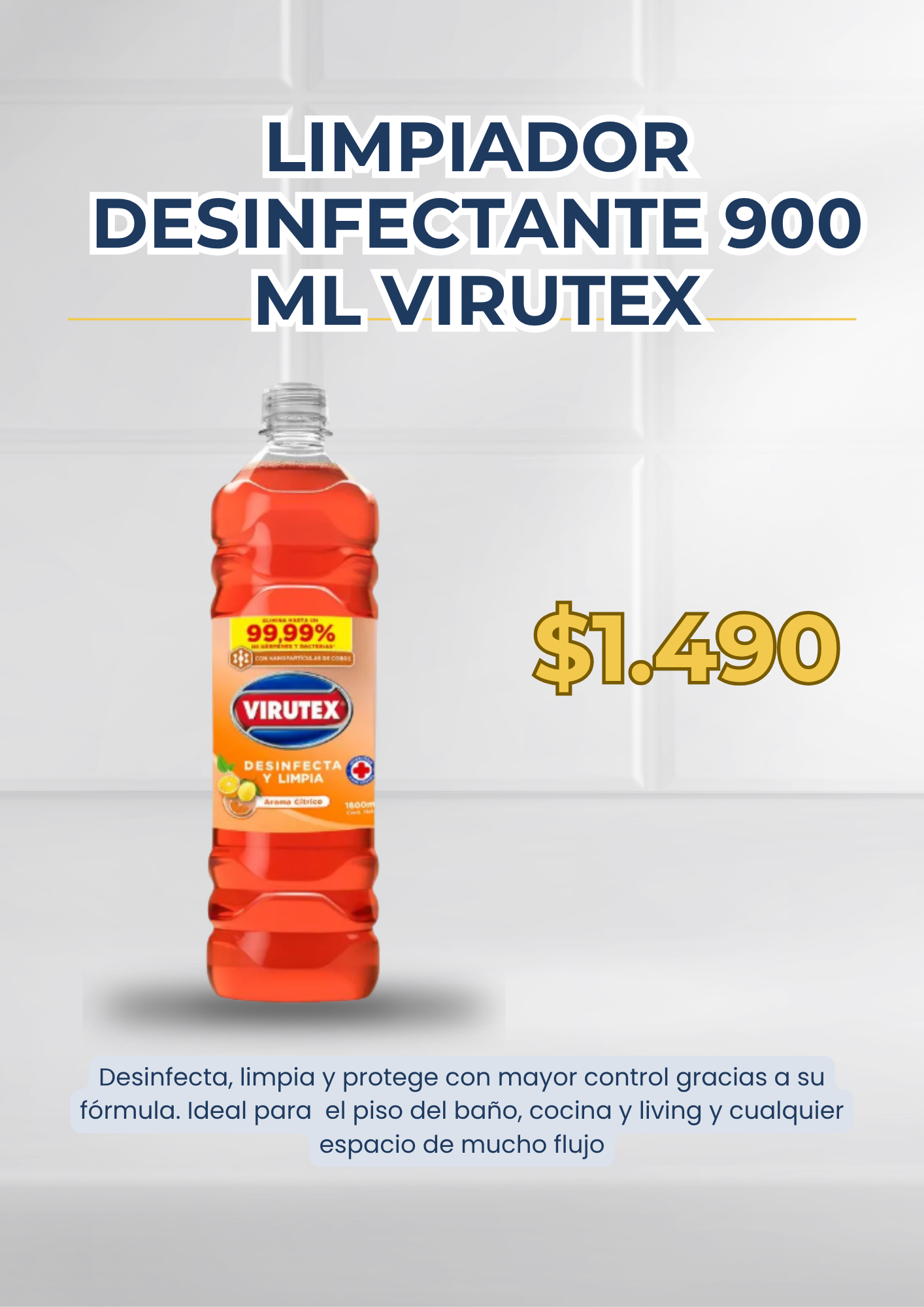 Limpiapisos Virutex 900ML