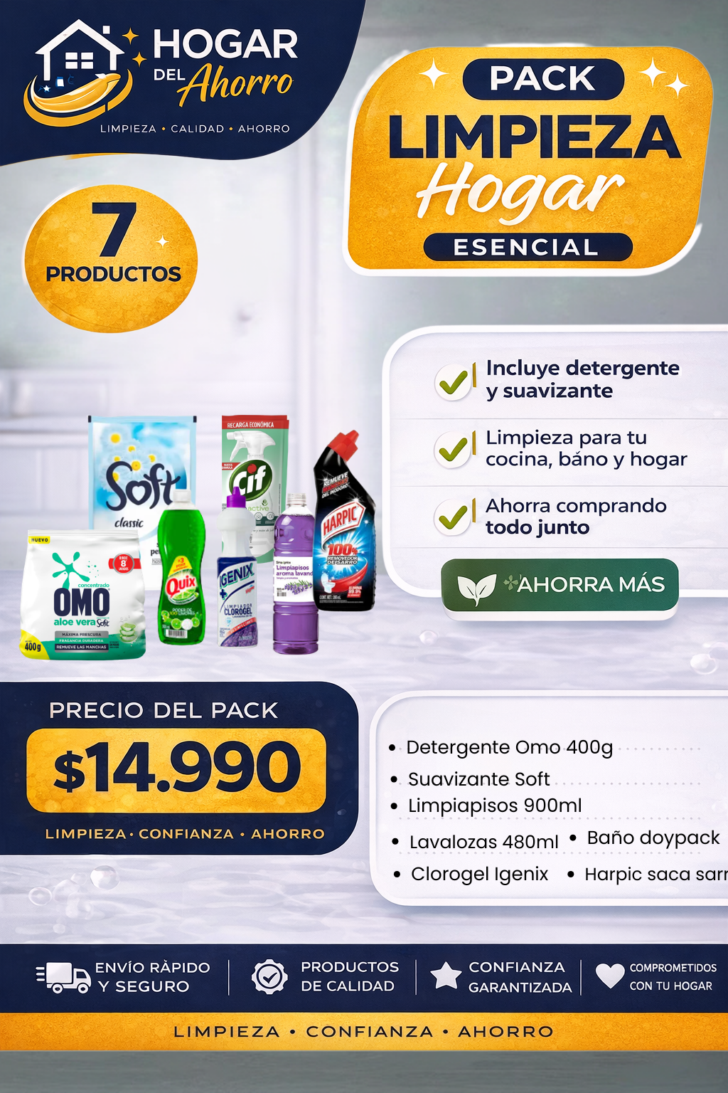 Pack Limpieza Hogar
