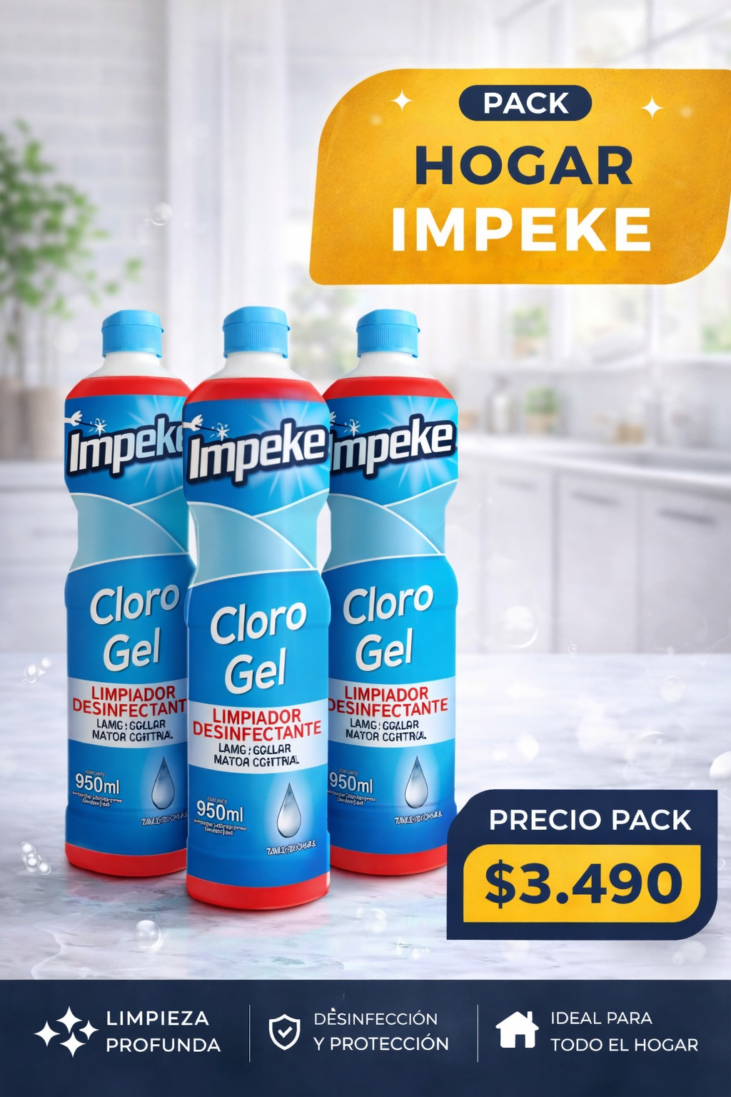 Pack Hogar Impeke x3