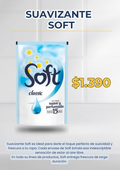 Suavizante Líquido Classic Doypack 900 ml Soft