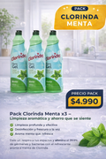 Pack Clorinda Menta x3